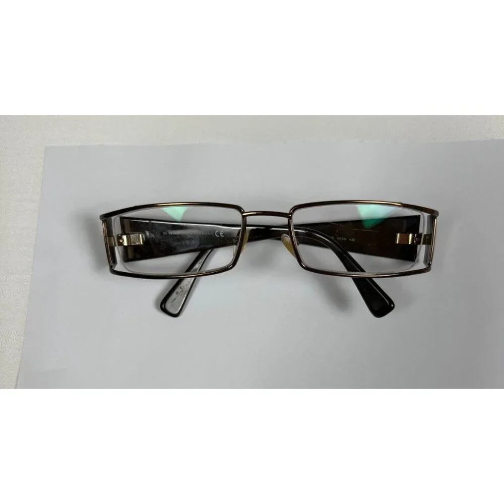 Giorgio Armani GA 543 NJG 125 Bronze Metal Brown Rectangle Eyeglass Frames - Picture 2 of 7